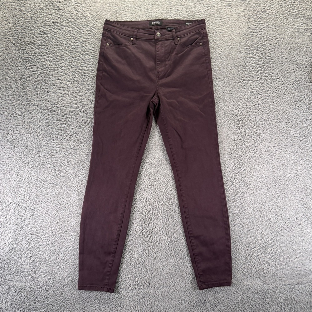 Buffalo David Bitton Hanna Jeans Women's 8 Purple Cotton Denim Skinny Stretch